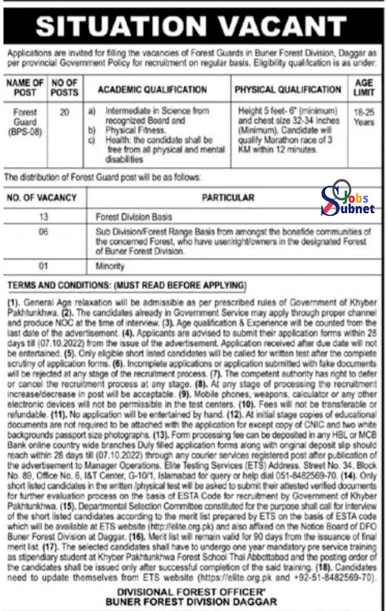 Latest Wildlife Division Govt Jobs 2022