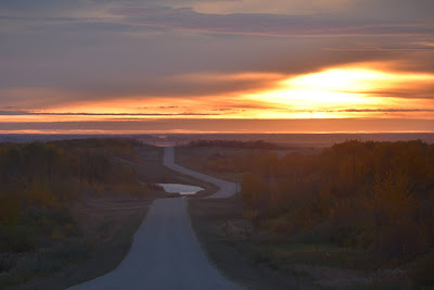 Sunrise over Saskatchewan.