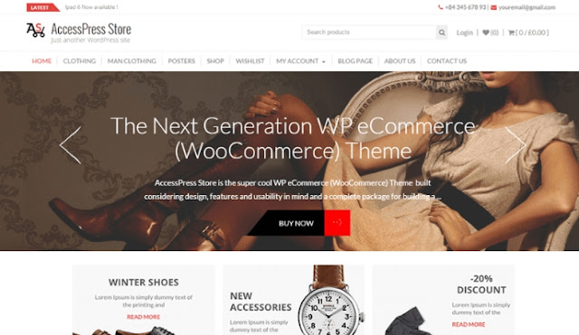 Free Ecommerce Wordpress Themes 2016