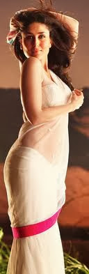 Kareena Kapoor in White Saree for Bodyguard Movie