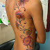 Daisy Flower Tattoos Designs Full Back