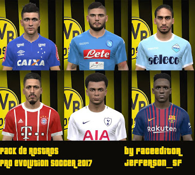 PES 2017 Facepack by FaceEditor Jefferson_SF