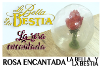 rosa encantada la bella y la bestia