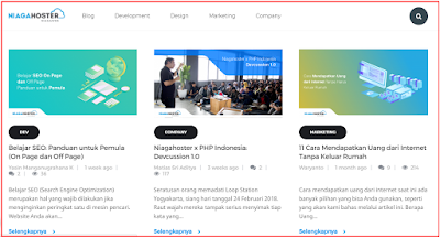 17 Daftar Judul Tutorial Wordpress Dari Niagahoster Blog