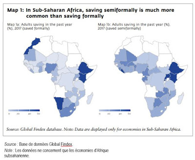 Afrique Banque mondiale Global Findex 2, épargne 