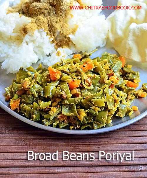 broad beans poriyal