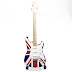 MINIATUR GITAR FENDER EXCLUSIVE UK FLAG