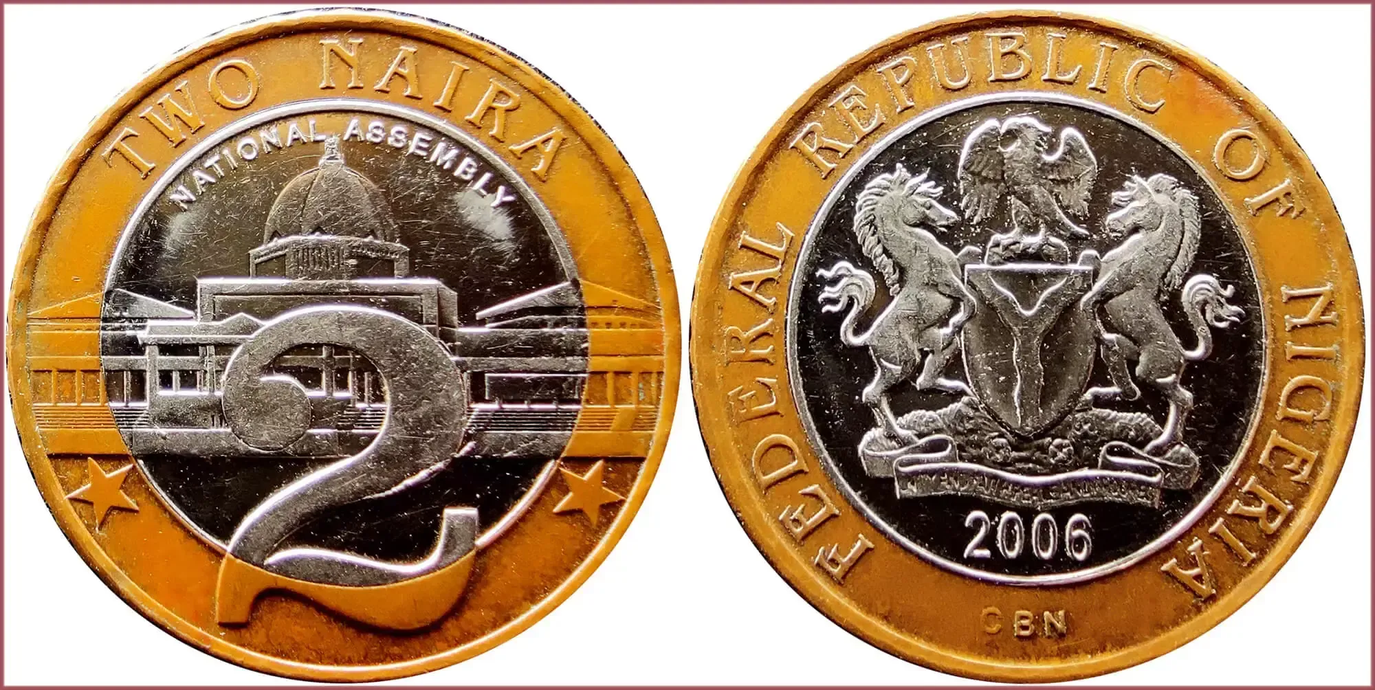 2 naira, 2006: Federal Republic of Nigeria