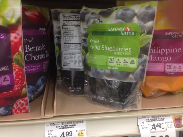 Dried Wild Blueberries, Safeway Farms, 5 oz - Safeway