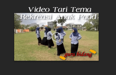 Video Tari Tema Rekreasi Anak Paud 