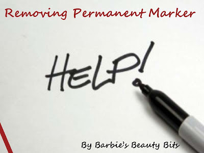 How to remove permanent marker from the wall,by Barbie's Beauty Bits