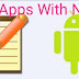 How to create different types of apps with Notepad,2022.