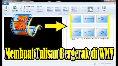 Cara Membuat Tulisan Bergerak di Movie