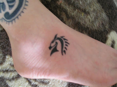 Tribal Horse Tattoo