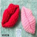 patron gratis labios amigurumi, free amigurumi pattern lips 