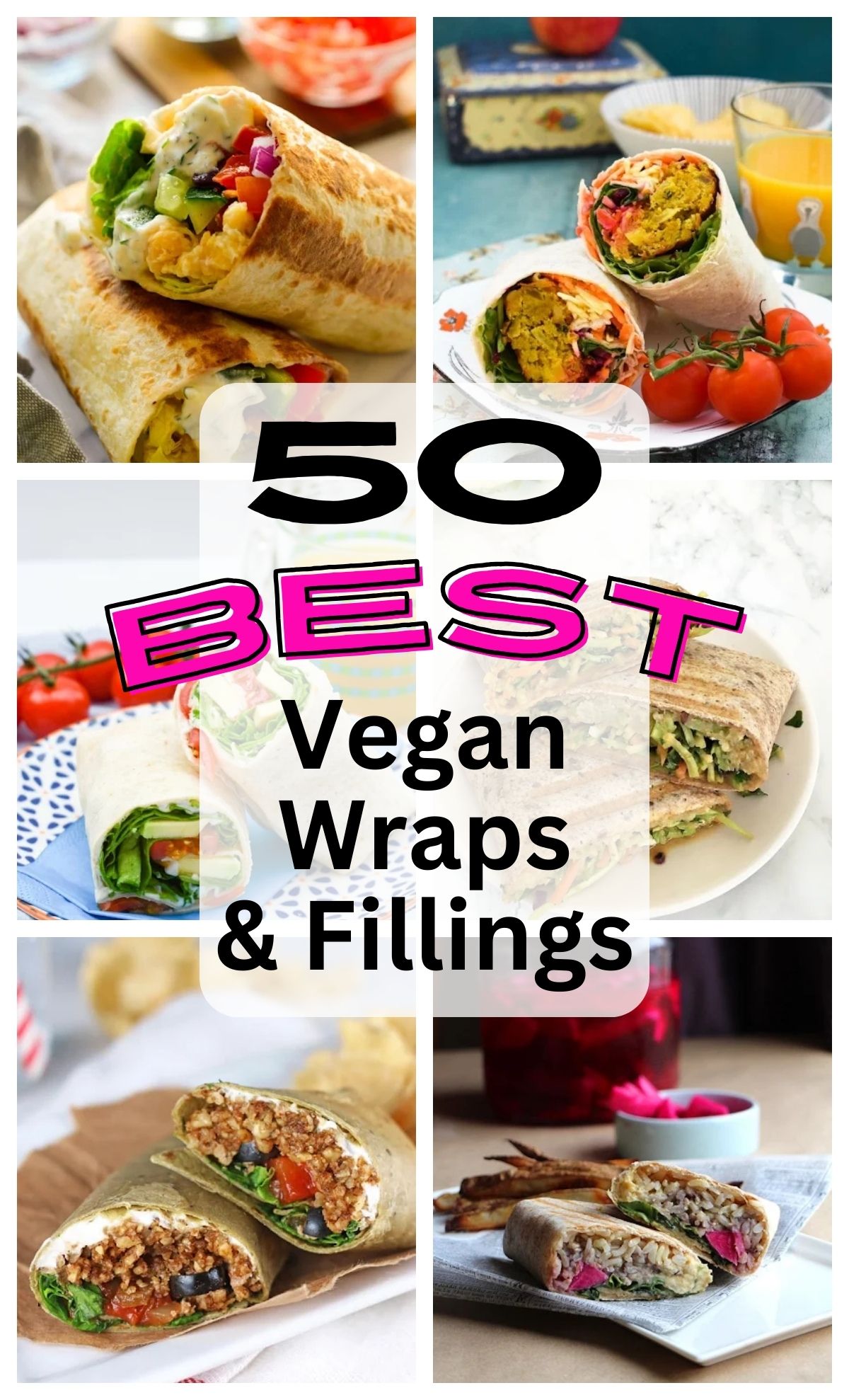 Vegan Mediterranean Wraps - The Stingy Vegan