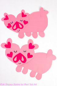 How to Make easy heart pigs for Valentine's Day and Chinese New Year