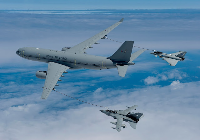 RAF A330 Voyager Air Refuels