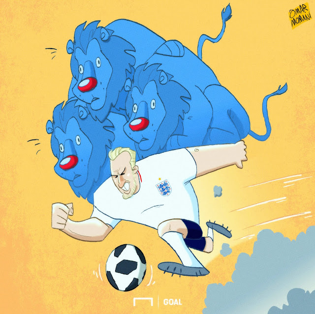 Harry Kane football England illustration