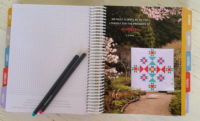 Tabs in the Quilter's Planner