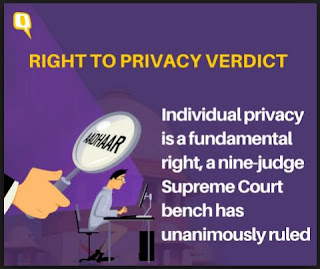 Supreme Court Declares Right To Privacy A Fundamental Right