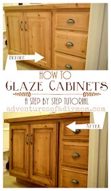 How to Glaze cabinets with gel stain