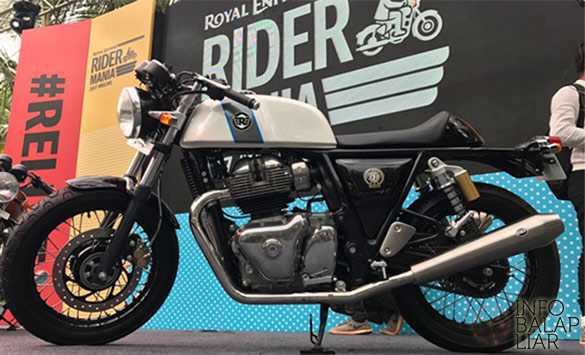 Cafe Racer Dua Silinder dari Baru India Blasteran Inggris Mau Meluncur