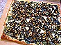 Swiss Chard-Goat Cheese Tart with Current-Pine Nut Relish