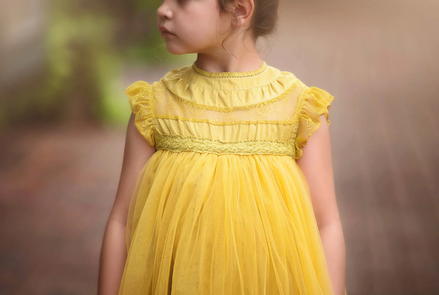 ALLESSANDRA DRESS MUSTARD - Trish Scully