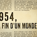 1954, la fin d’un monde