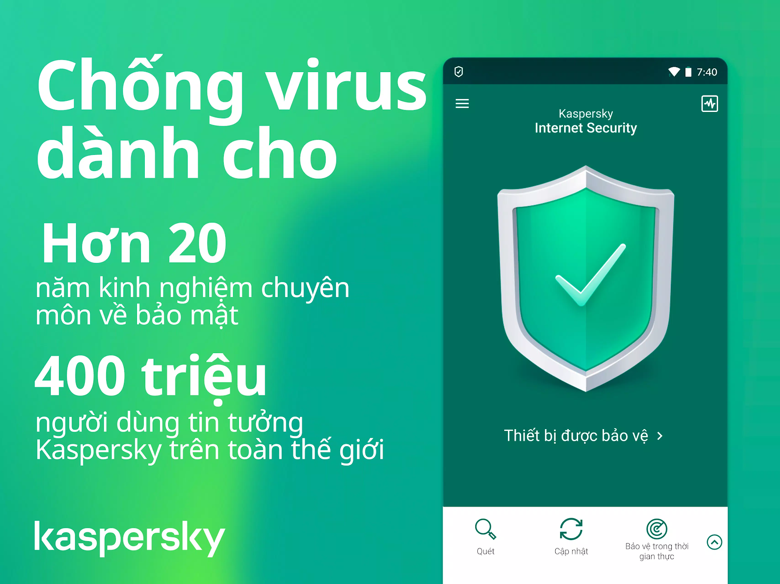 Đặt mua Mua phần mềm diệt virus Kaspersky chính hãng Viettel tại Việt Nam