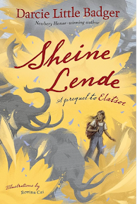 "Shiene Lende" by Darice Little Badger book cover, featuring Shane surrounded by grey wolves