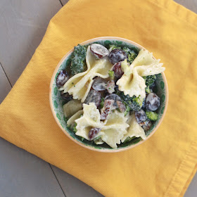 Broccoli, Grape, and Pasta Salad