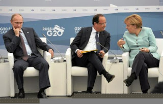 Putin, Hollande e Merkel