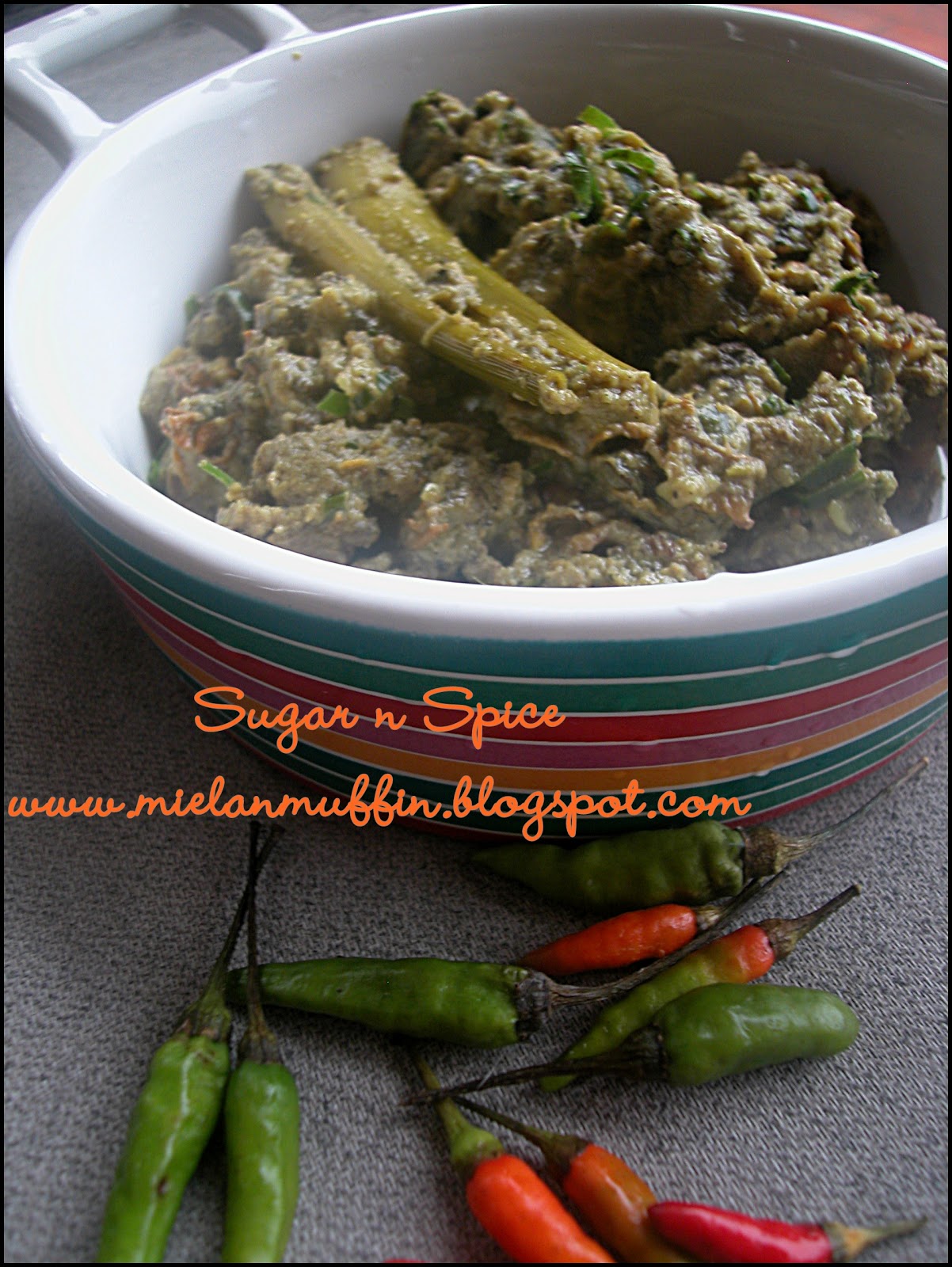 Sugar 'n' spice: Rendang Kerang Cilipadi