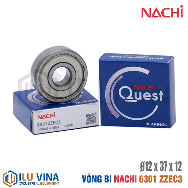 6301-ZZEC3 - Vòng bi, Bạc đạn, Bearing  Nachi 6301-ZZEC3