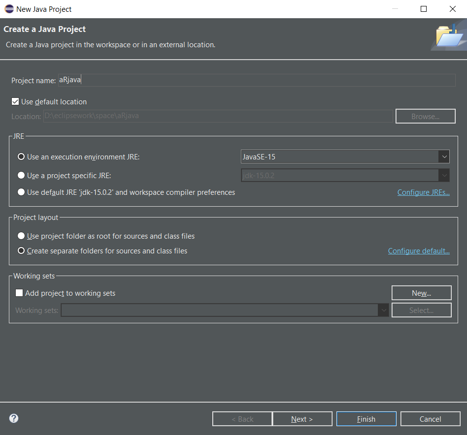 using R code in Java Eclipse with rJava