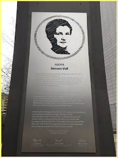 Placa Simone Veil Bruselas