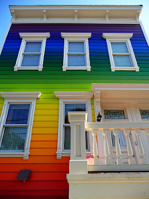 image rainbow house by PJ Taylor Photo