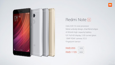 Xiaomi Redmi Note 4 Price