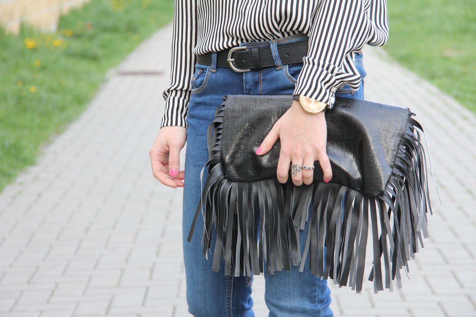  diy fringe bag