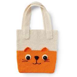 Bolsa gatito a crochet