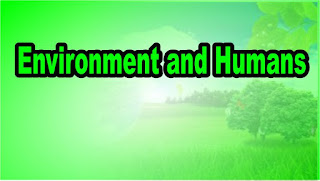 Environment and Humans