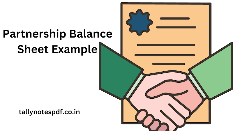 [Solved] Partnership Balance Sheet Example