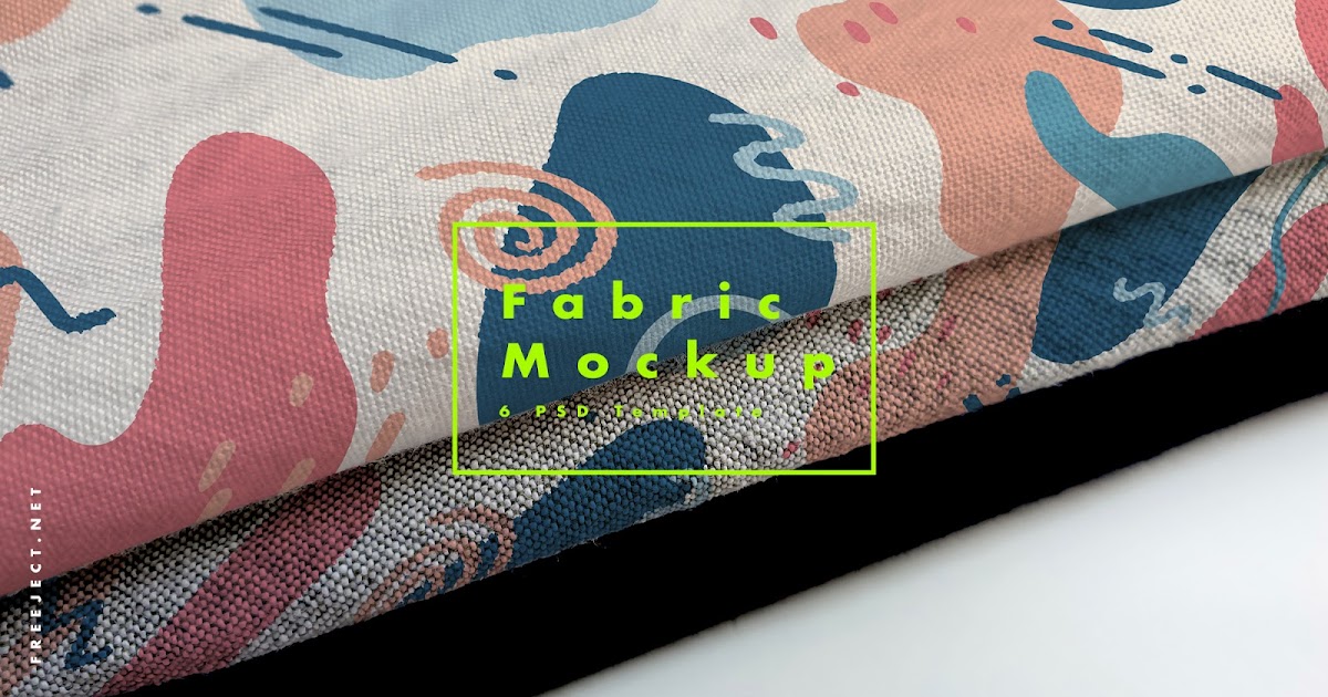 Free Download Fabric Mockup Template - PSD File | FREEJECT