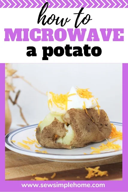 Learn the easiest recipe for microwave baked potatoes.