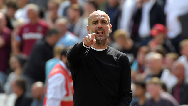 Man city boss Pep Guardiola