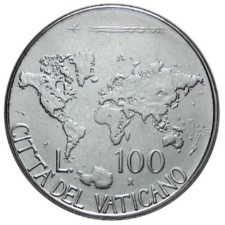 Pièce de 100 lires 1985 - Cité du Vatican