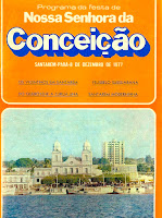 PROGRAMA DA FESTA DE NOSSA SENHORA DA CONCEIÇÃO - 1977 - Santarém - Pará - Brasil