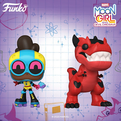 Marvel's Moon Girl and Devil Dinosaur Pop! Vinyl Figures by Funko